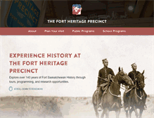 Tablet Screenshot of historycentre.ca